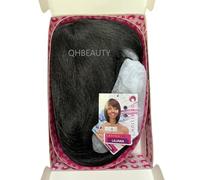 Obsession Lavish Wig Liliana, Shoulder Length Bob with Side Swept Bangs, Synthetic Hair (1B)
