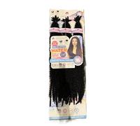 Obsession Pre-Fluffed Water Pop-In Twist Hair, 24 Inch, 3 X Pack, Perfect for Crochet and Locs, Color 1B