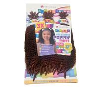 OBSESSION SYNTHETIC CROCHET KIDDIES/SOFT BRAID / 3X PRE-FLUFFED/VALUE PACK/POPPIN TWIST 12" COLOR T350