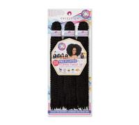 OBSESSION SYNTHETIC CROCHET SOFT BRAID / 3X PRE-FLUFFED/VALUE PACK/POPPIN TWIST 16" COLOR 2
