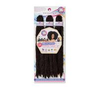OBSESSION SYNTHETIC CROCHET SOFT BRAID / 3X PRE-FLUFFED/VALUE PACK/POPPIN TWIST 16" COLOR 4