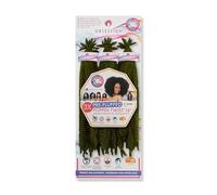 OBSESSION SYNTHETIC CROCHET SOFT BRAID / 3X PRE-FLUFFED/VALUE PACK/POPPIN TWIST 16" COLOR SEAWEED/OLIVEGREEN