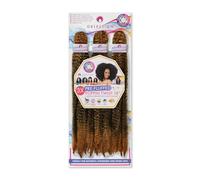 OBSESSION SYNTHETIC CROCHET SOFT BRAID / 3X PRE-FLUFFED/VALUE PACK/POPPIN TWIST 16" COLOR T27
