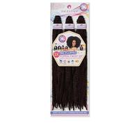 OBSESSION SYNTHETIC CROCHET SOFT BRAID / 3X PRE-FLUFFED/VALUE PACK/POPPIN TWIST 20" (COLOR 4)