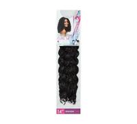 Obsession Synthetic Hair Extensions, Deep Wave Curly Style, Spanish Curl 14 Inch Length Color 1 (Jet Black)
