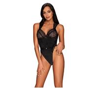 Obsessive Alabastra Bra and Open Crotch Thong Lingerie Set Womens Sexy Lingerie