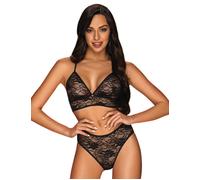 Obsessive Bloomys Bra and Brief Lingerie Set Lace Womens Sexy Lingerie
