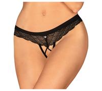 Obsessive Chemeris - Open Thong (Black) - M/L