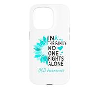 Obsessive Compulsive Disorder (OCD) Awareness sunflower Case for iPhone 15 Pro