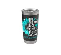 Obsessive Compulsive Disorder (OCD) Awareness Sunflower Stainless Steel Insulated Tumbler