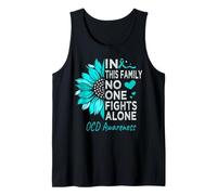 Obsessive Compulsive Disorder (OCD) Awareness Sunflower Tank Top