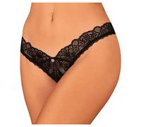Obsessive Donna Dream - lace open thong (black) - M/L