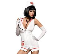 Obsessive Emergency - Nurse Costume Set - White (S/M)