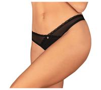 Obsessive Latinesa - Open Thong (Black) - XL/XXL