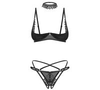 Obsessive Lingerie Set Black XL/XXL