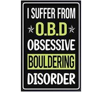 Obsessive Love Bouldering Rock Climbing Prints Wall Art Poster Aesthetic Presents Funny Sayings Decorations Frameless 8x12Inch