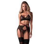 Obsessive Novenes Lingerie Set Black XS/S