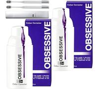 Obsessive Purple Whitening Toothpaste, Purple V34 - Blanqueador Dental Obsessive, Colour Corrector V34 for Teeth (2Pcs)