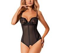 Obsessive Serena Love Crotchless Teddy Black XS/S
