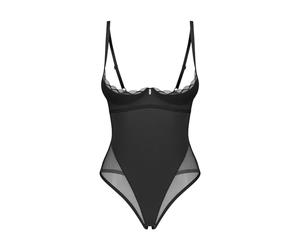 Obsessive Women Stelisa Crotchless Body Black L/XL