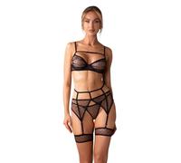Obsessive Women's Nuites Bra Set Black L/XL