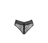 Obsessive Women's Panty Crotchless Black L/XL