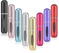 OBSGUMU 8PCS Travel Perfume Atomiser Refill Bottles, 5ML Mini Perfume Bottle Set for Luggage, Aftershave, and Holiday
