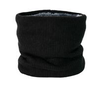 OBSGUMU Neck Warmer for Men Women Fleece Neck Warmer Thermal Snoods for Men Windproof Thermal Knitted Neck Snood Scarf Dust Skiing Circle for Outdoor Sport Black Snoods