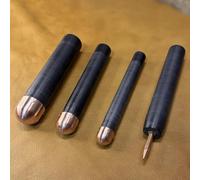 Obsidian Crafting Flint Knapping Tool Kit, Stone Age Flint Napping Set, with 1 Pressure Flaker and 3 Copper Boppers, Professional Primitive Art Making Supplies, for Sculptures Jewelry for Pros and Beg