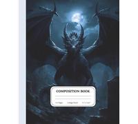 Obsidian Night Dragon Notebook | College Ruled Composition Journal | Dark Fantasy Dragon Cover | Gift for Writers & Gamers: A cinematic writing companion for bold ideas and imaginative minds