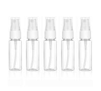 OBSOLLDD 20ml Travel Spray Bottle,5 PCS Mini Spray Bottles,Plastic Fine Mist Clear Spray Bottle for Traveling Make-up Skincare Cleaning