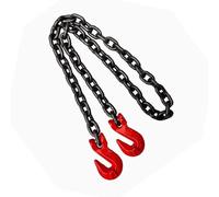 Obstacle car Obstacle Car Towing Rope G80 Transport Binder Chain, Tow Chain With Clevis Grab Hooks, 3,300 Lbs Safe Working Load | Heavy Duty Chain For Transporting,Towing, Tie-Down Breakdown car(1 ton