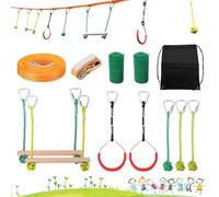 Obstacle Course for Kids - Outdoor Climbing and Sensory Training Set for Active Play, Promotes Physical Fitness and Fun