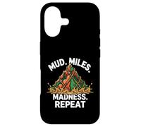 Obstacle Course Racing Mud Miles Madness Repeat Case for iPhone 17