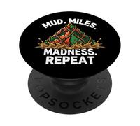 Obstacle Course Racing Mud Miles Madness Repeat PopSockets Adhesive PopGrip