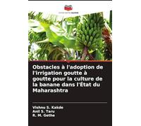Obstacles à l'adoption de l'irrigation goutte à goutte pour la culture de la banane dans l'État du Maharashtra