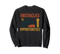Obstacles Are Opportunities Parkour Free Running Gymnastics Sweatshirt