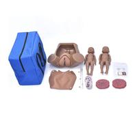 Obstetric Birth Simulator Model, Full Delivery Process Training with Twin Fetus, Anatomy Study Tools for Physiology, Human Body Figure Model