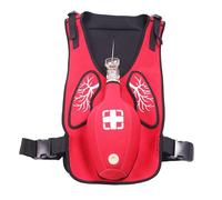Obstruction Simulation Training Wearing Vest,Anti Choking Vest, Adjustable Shoulder Straps and Waist Belt,for First Aid Teaching,Child(Small)