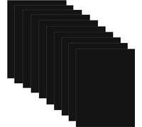 Obsummoy 10 Pieces Black Laser Testing Paper Double-Sided Laser Dimming Paper Laser Engraving Test Focus Paper for Laser Cutting and Marking Machine