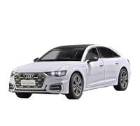 OBTABYBQX Diecast 1:18 For AUDI A6 Alloy Car Models Scale Fashion Metal Vehicle Model Display Ornaments Collection Souvenirs Keepsake(White)