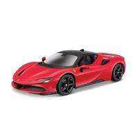 OBTABYBQX Diecast 1:18 For Ferrari Sf90 Stradale Assetto Fiorano Spider Alloy Car Models Miniature Replica Vehicle Model Collectible Keepsake(Spider)
