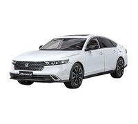 OBTABYBQX Diecast 1:18 For Honda Accord Scale Alloy Car Models Luxury Exquisite Metal Vehicle Model Display Collection Keepsake(White)