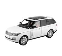 OBTABYBQX Diecast 1：18 For Land Range Rover Scale Alloy Car Models Full Door Vehicle Model Souvenirs Collection Ornaments Keepsake(White)