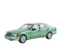 OBTABYBQX Diecast 1:24 For Benz W140 S320 SEL Alloy Retro Old Car Model Scale Exquisite Metal Vehicle Model Collectors Ornaments Keepsake(Green)