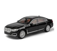 OBTABYBQX Diecast 1:24 For BMW M3 760Li Scale Alloy Car Models Simulation Pre-built Vehicle Model Showpiece Commemorative Item Keepsake(760Li Black)