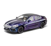 OBTABYBQX Diecast 1:24 For BMW M8 THE7 760LI Scale Alloy Car Models Miniature Replica Vehicle Model Collectible Display Decor Keepsake(M8 Purple)