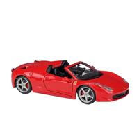 OBTABYBQX Diecast 1:24 For Ferrari 458 Italia Alloy Sports Car Models Scale Replica Metal Vehicle Model For Adults Collectors Keepsake(458 Spider)