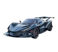 OBTABYBQX Diecast 1:24 For Pagani Openable Doors Alloy Diecasting Car Model Scale Model Kits Collectible Metal Souvenirs Keepsake(PolloIE Black)
