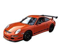 OBTABYBQX Diecast 1:24 For Porsche 911 GT3 RS Alloy Sports Car Models Full Door Vehicle Model Display For Car Lovers Collector’s Keepsake(Orange)